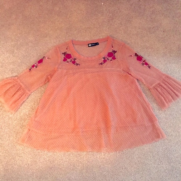 ❤️ New Dusty Pink Floral Blouse - Picture 4 of 8